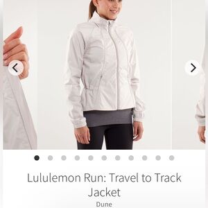 Lululemon Run: Travel To Track Jacket